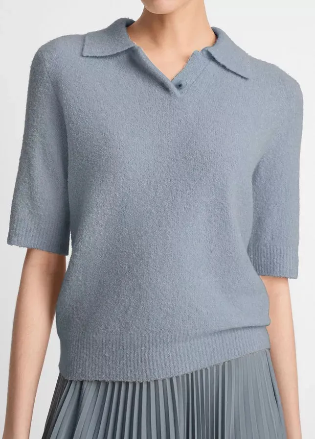 Soft Boucle Short Sleeve Polo