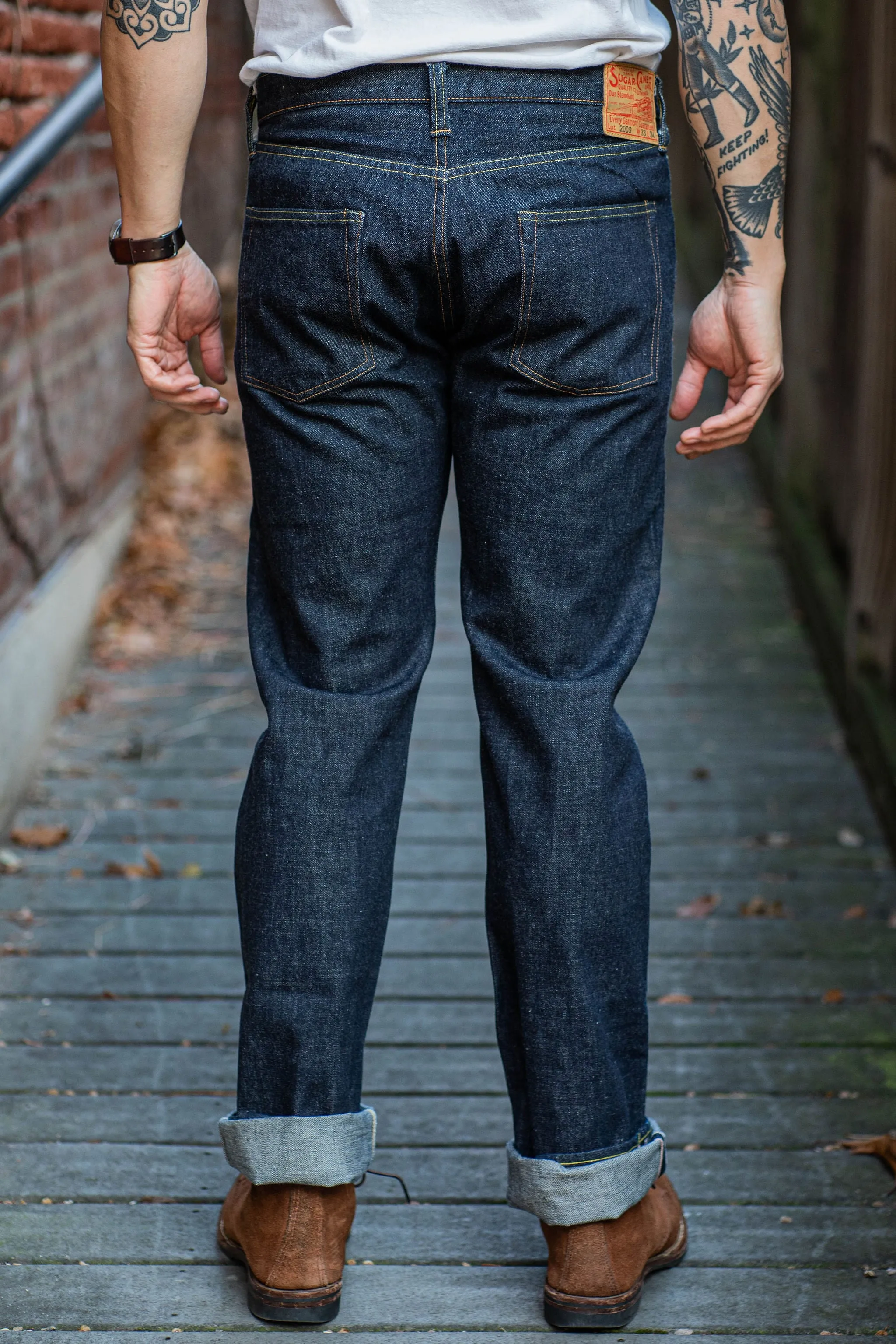 Sugar Cane 2009 Slim Straight - One Wash 12 oz. Japanese Selvedge Denim