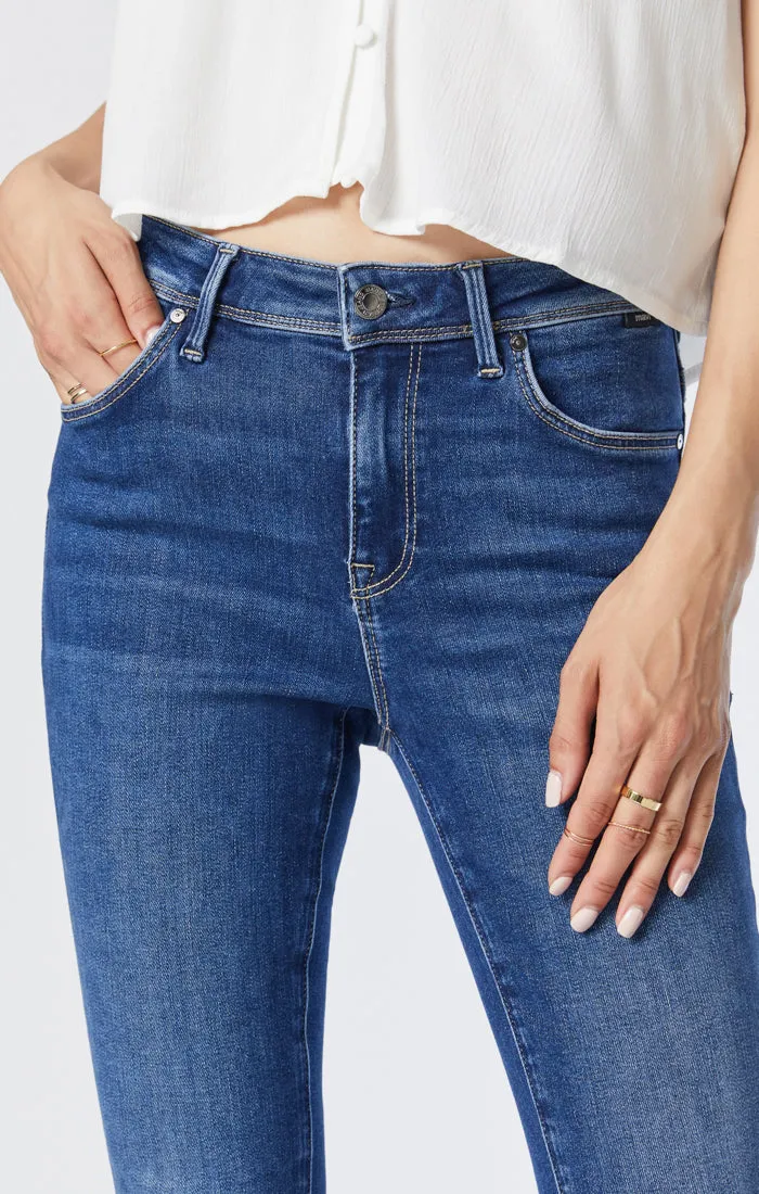 TESS SKINNY JEANS IN DARK BRUSHED INDIGO SHAPE