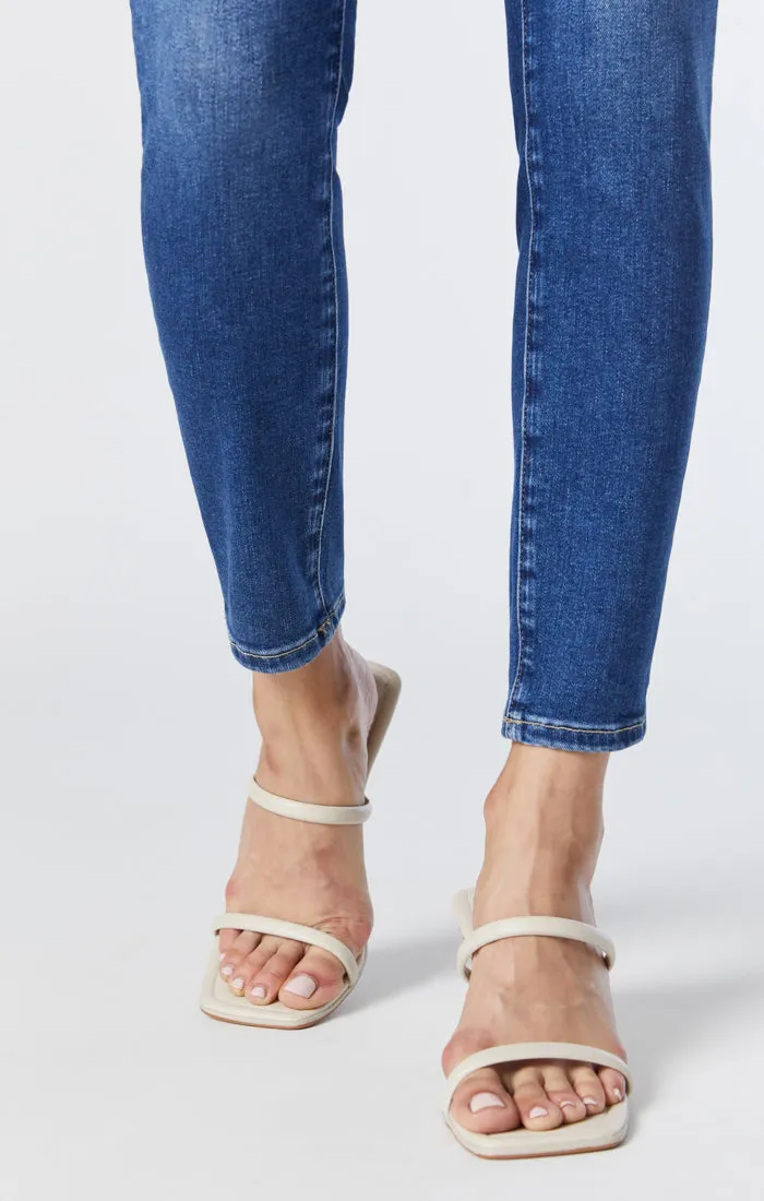 TESS SKINNY JEANS IN DARK BRUSHED INDIGO SHAPE