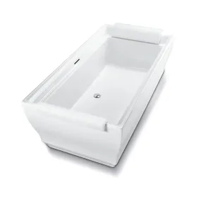 TOTO ABF626N#01DPN Acrylic Freestanding Bathtub Aimes Cotton Polished Nickel