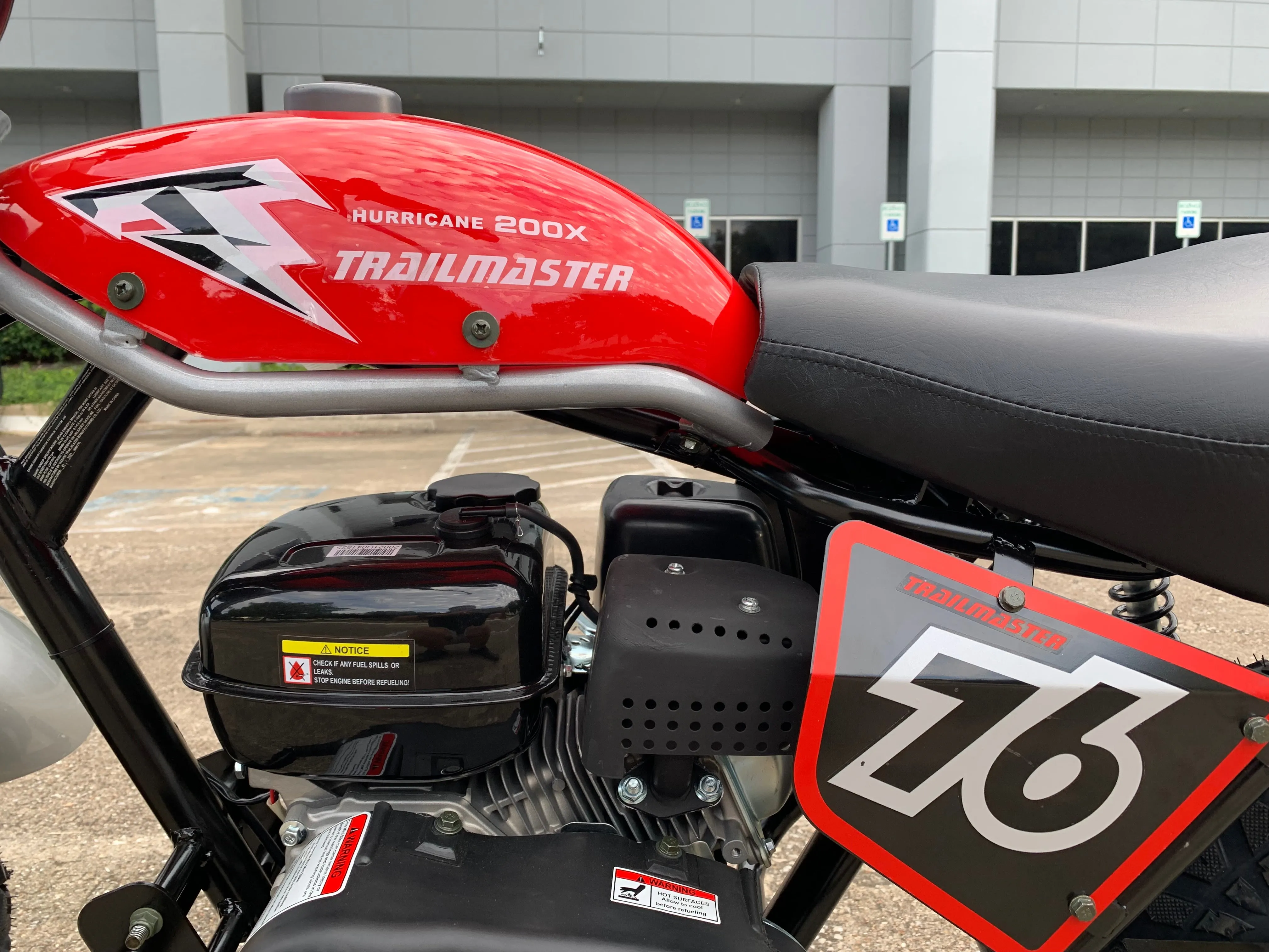Trailmaster Mini Bike MB200X Hurricane  ALL NEW WITH FRONT AND REAR BRAKES, 196cc engine