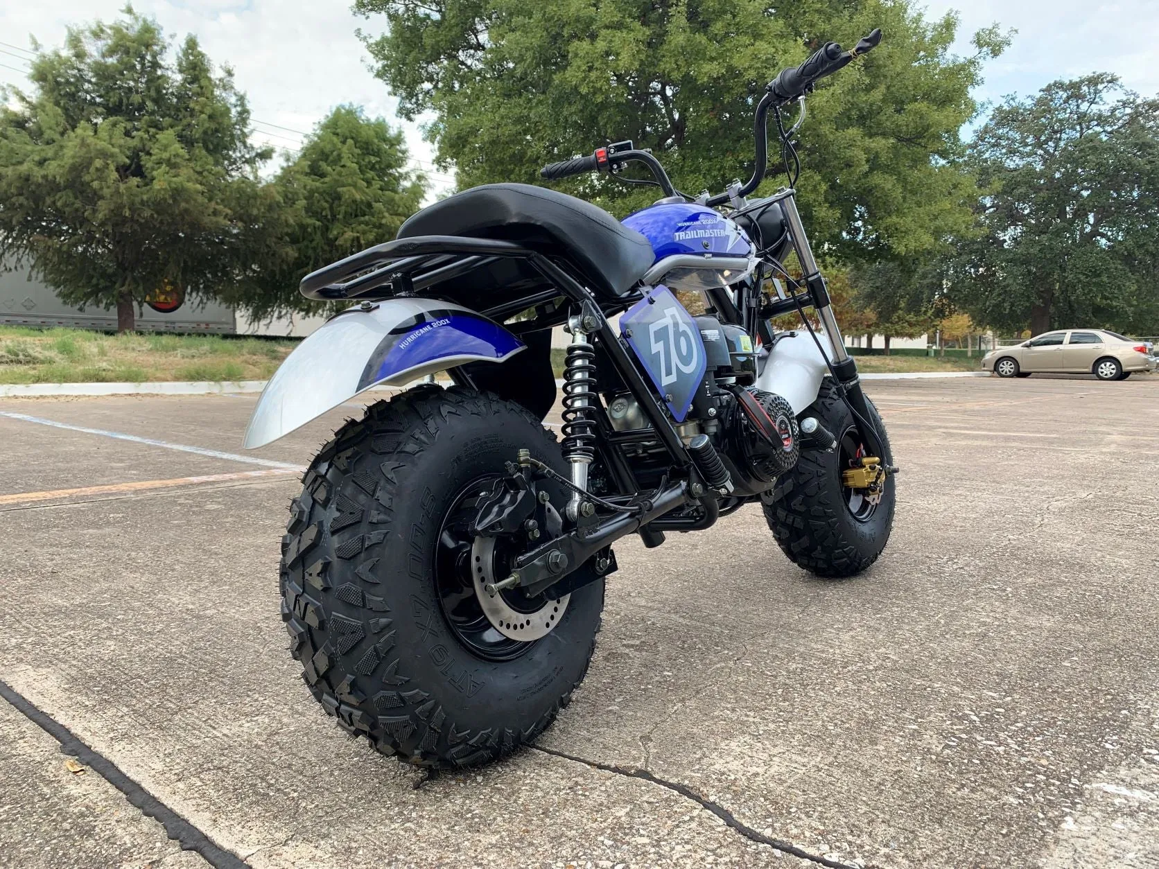 Trailmaster Mini Bike MB200X Hurricane  ALL NEW WITH FRONT AND REAR BRAKES, 196cc engine