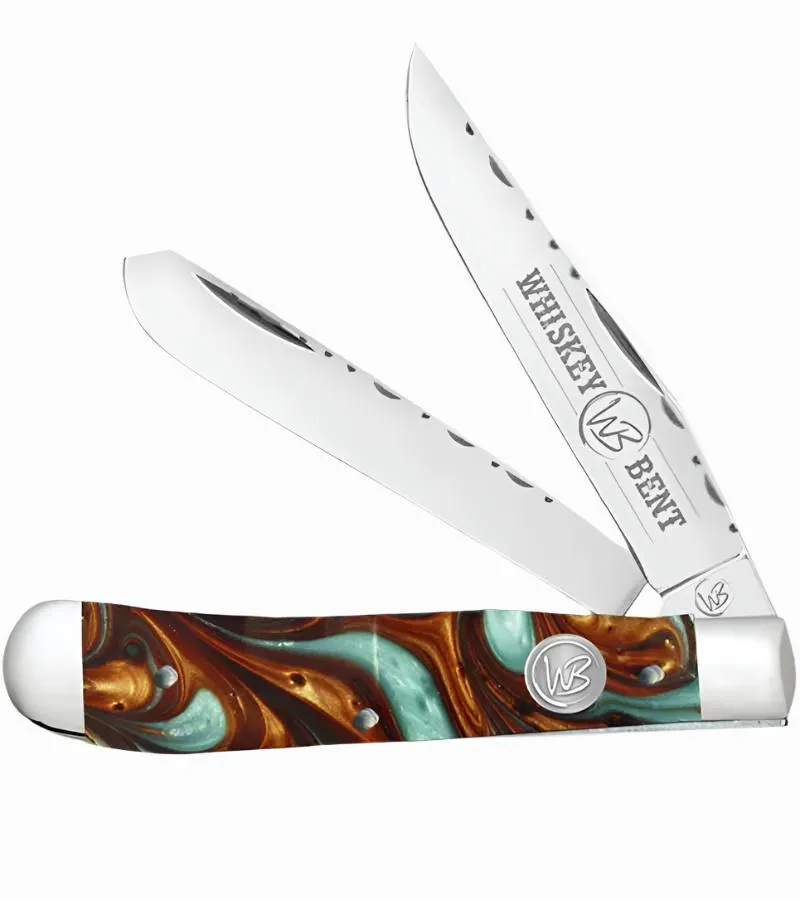 Whiskey Ranch Copper Canyon Trapper Knife - WB11-40