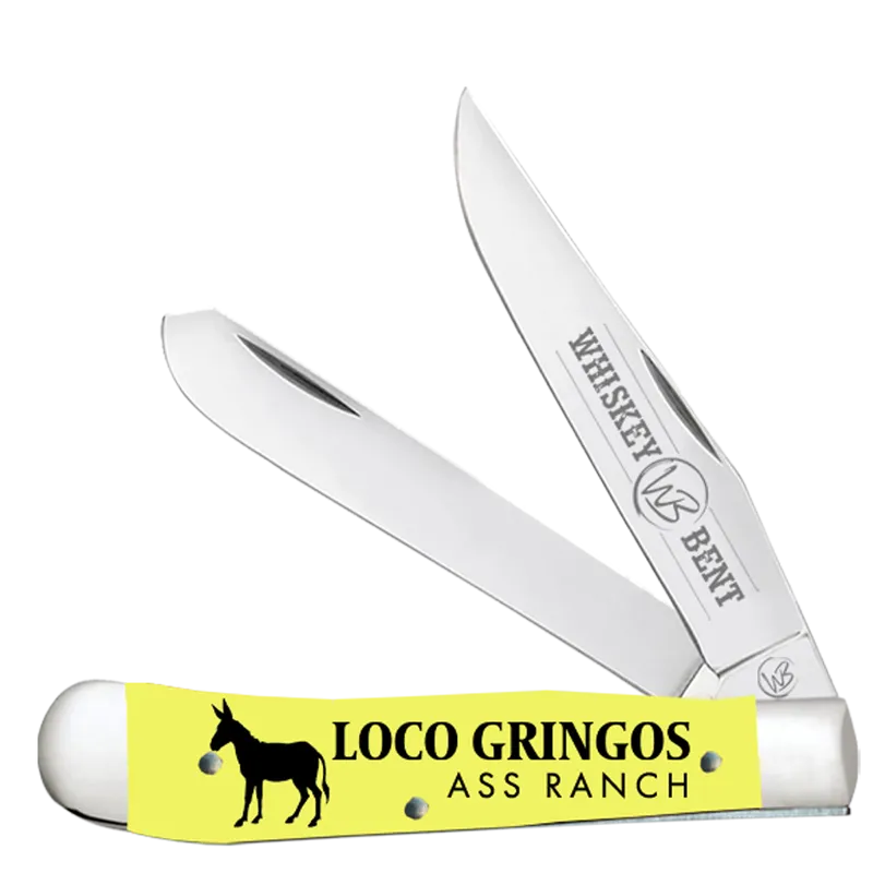 Whiskey Ranch Loco Gringos Trapper Knife - WB11-34