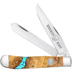Whiskey Ranch Turquoise River Trapper Knife - WB11-14