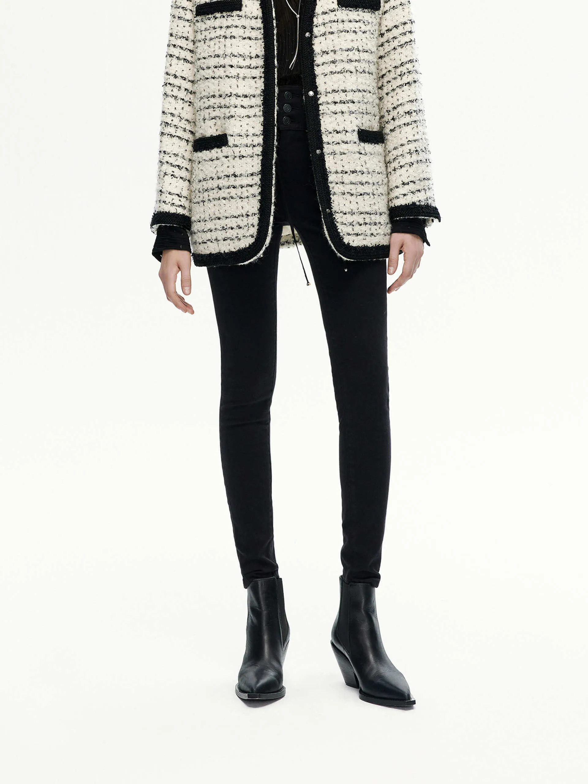 Wide Waist Skinny Jeans