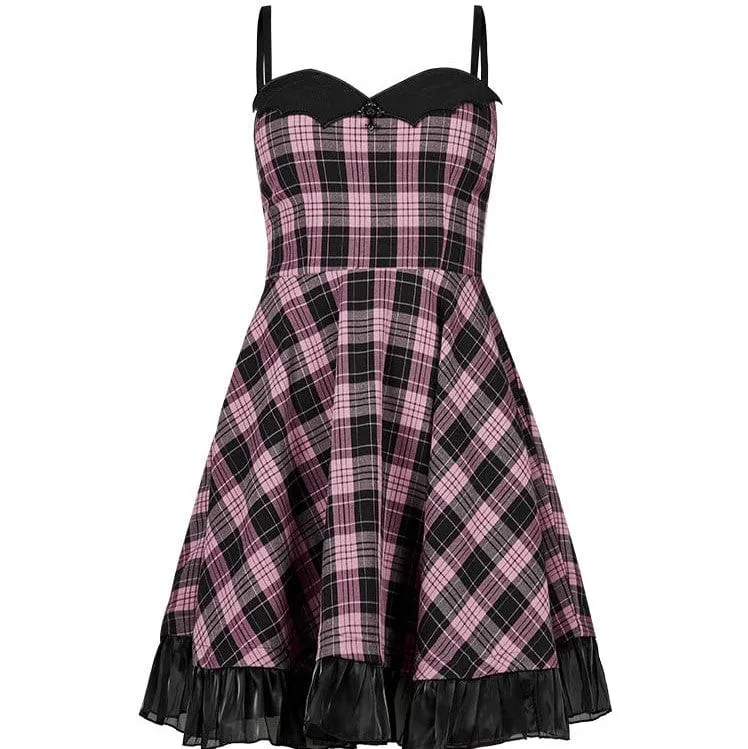 Women's Grunge  Lace Hem Slip Dress